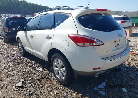 2011 Nissan Murano Sl z USA, uszkodzony, nr VIN JN8AZ1MW3BW155368